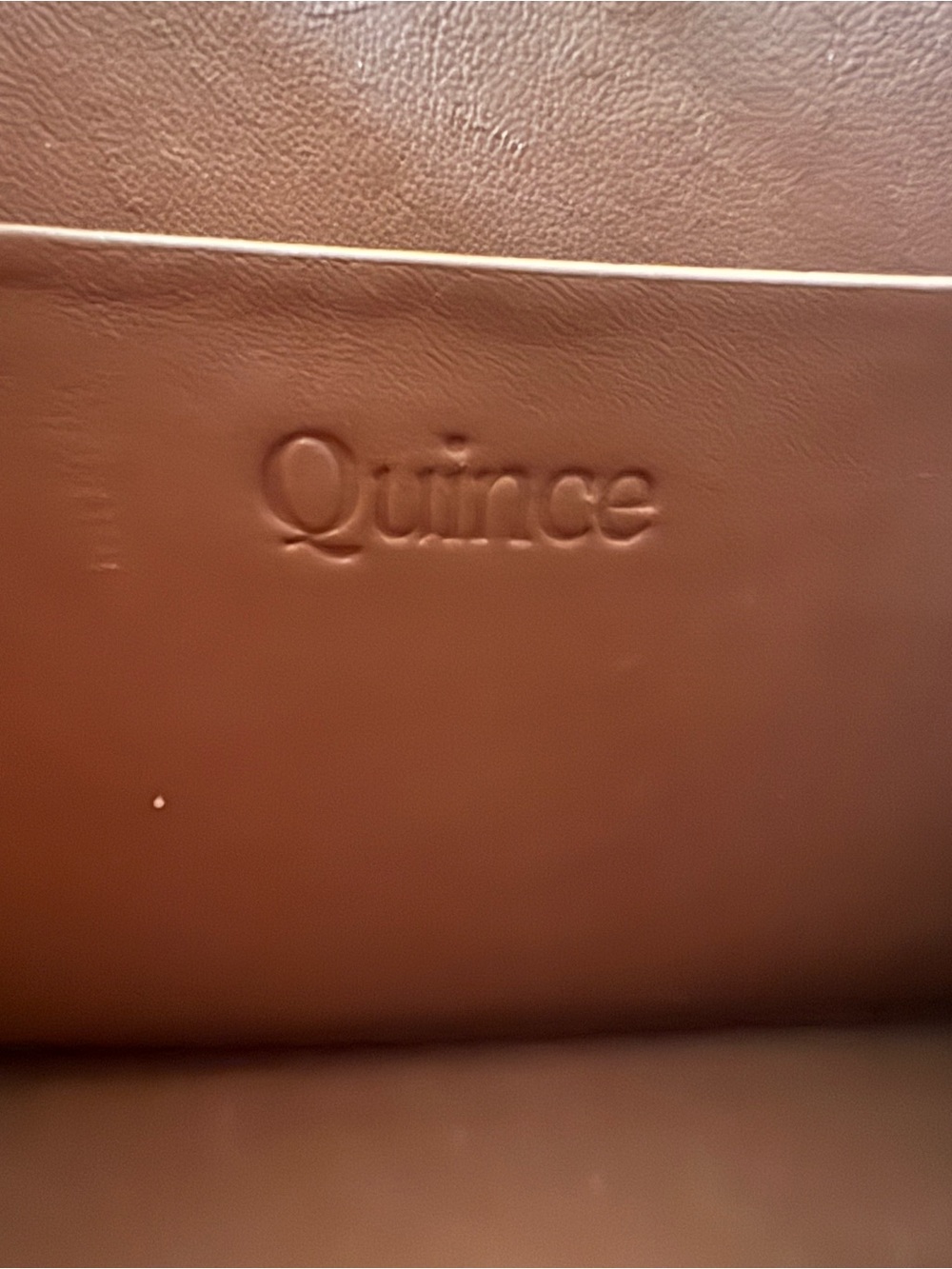 Quince Italian Leather Handwoven Satchel | Cognac | Large - Picture 4 of 16